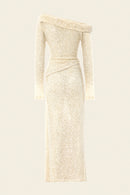 ATHENA DRESS IN CREAM