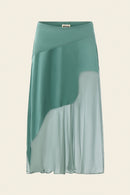 NAUSICA SKIRT IN EMERALD GREEN