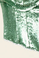 NAUSICA CORSET IN EMERALD GREEN