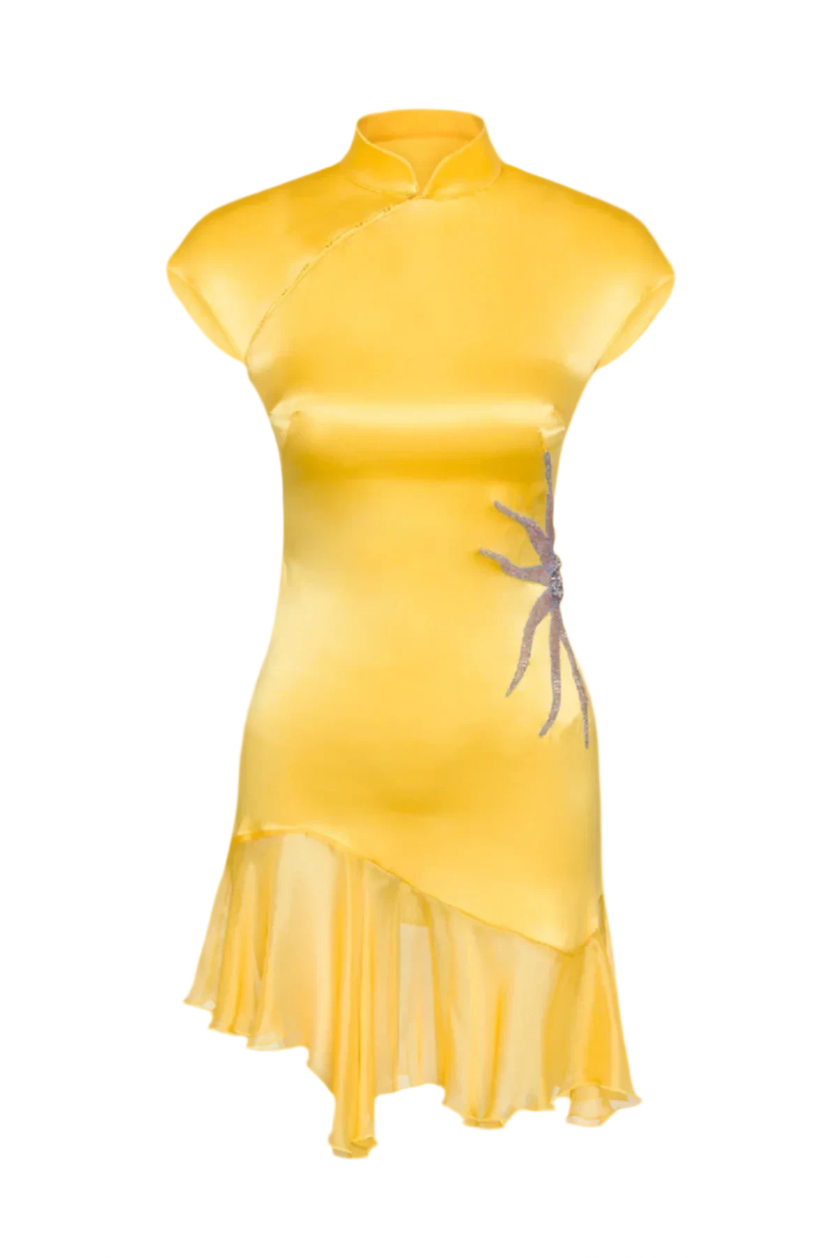 yellow sun dress mini Sonni Baby Yellow Mini Dress - US 14