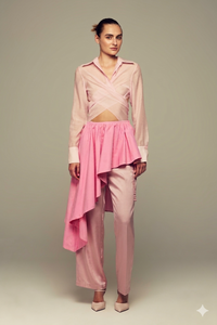 MODULAR SKIRT IN PINK