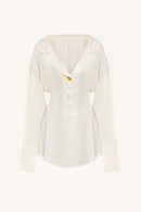 THE SHIRT DRESS IN CREAM