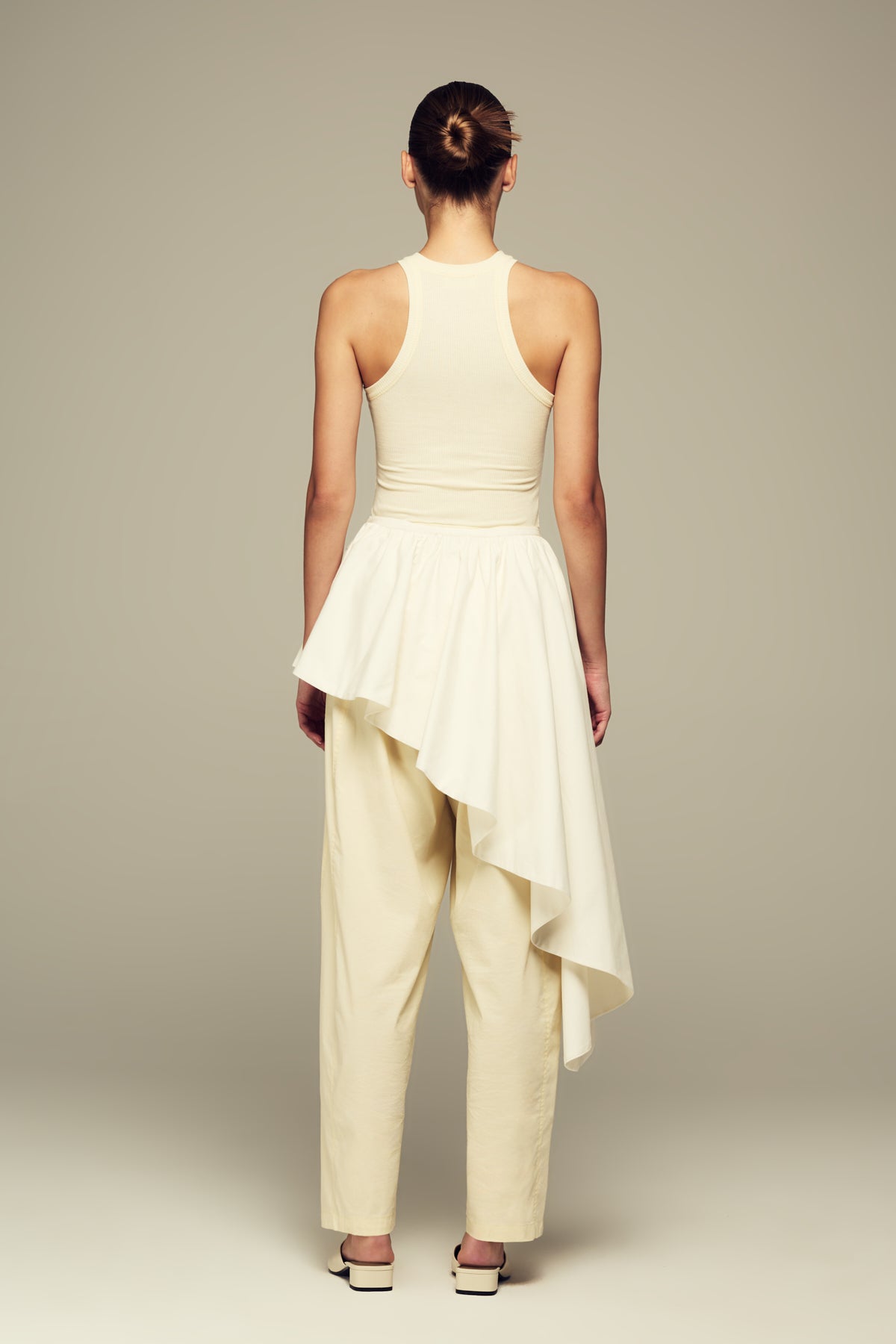 MODULAR SKIRT IN CREAM