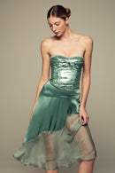 NAUSICA SKIRT IN EMERALD GREEN