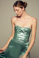 NAUSICA SKIRT IN EMERALD GREEN