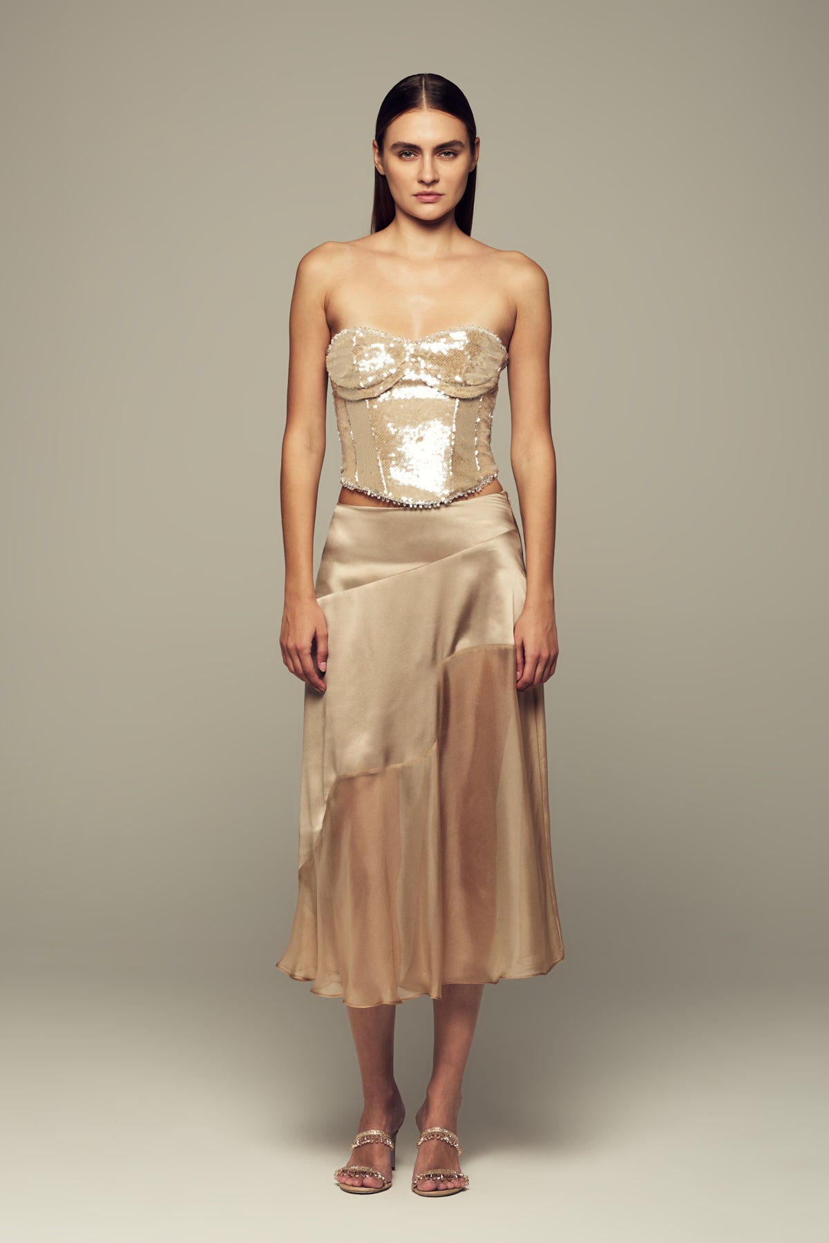 NAUSICA CORSET IN NUDE