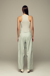 Hand-embroidered tank top