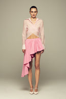 MODULAR SKIRT IN PINK