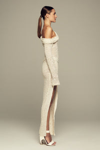 ATHENA DRESS IN CREAM