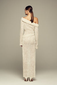 ATHENA DRESS IN CREAM