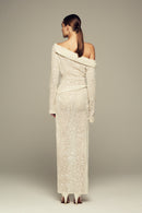 ATHENA DRESS IN CREAM