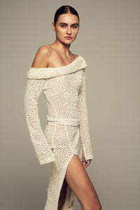 ATHENA DRESS IN CREAM