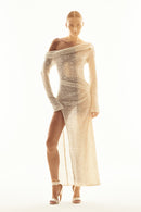 ATHENA DRESS IN CREAM