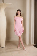 THE FOOL DRESS IN BABY PINK