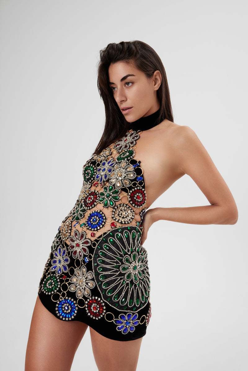 THE CRYSTAL BLOOM DRESS